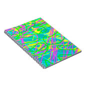 Carnet Couleur Mes rêves Scribble Motif Expressive (Côté Droit)