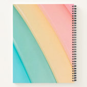 Carnet Couleur mignon courbes motif (Dos)