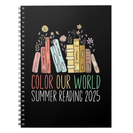 Carnet Couleur Notre Monde Lecture Été 2025 (Devant)