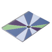 Carnet Couleur Roue bleue (Côté gauche)