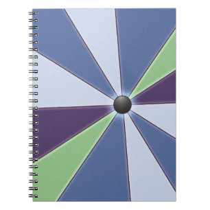 Carnet Couleur Roue bleue
