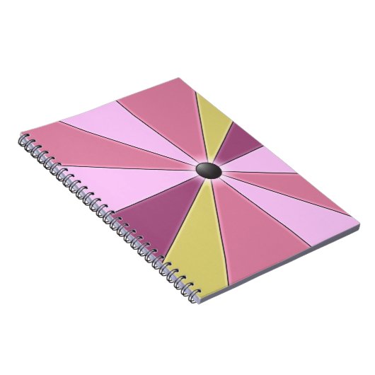 Carnet Couleur Roue rose (Côté Droit)