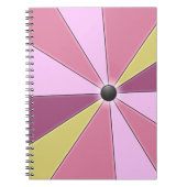 Carnet Couleur Roue rose (Devant)