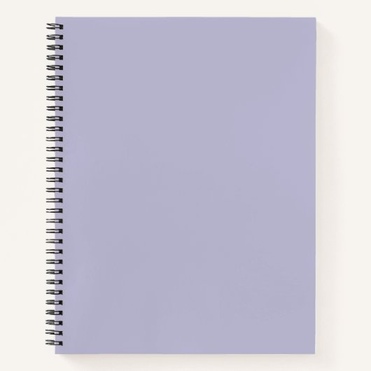 Carnet Couleur solide pourpre en cuir (Devant)