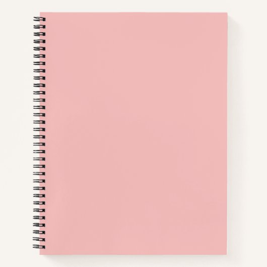 Carnet Couleur solide rose espagnol (Devant)