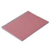 Carnet Couleur solide Rose poussiéreux (Côté gauche)