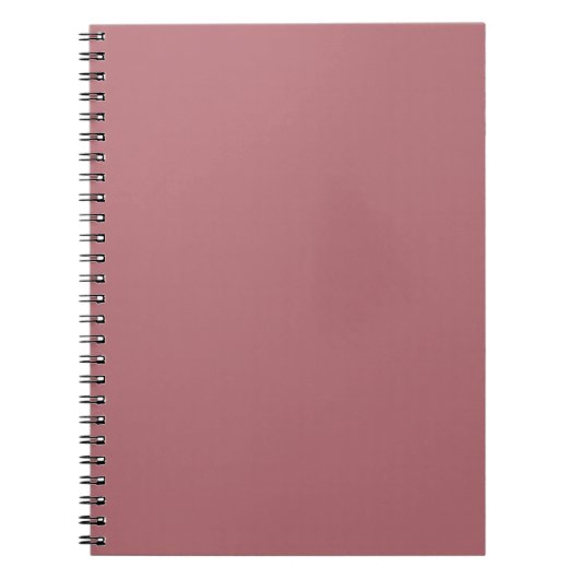 Carnet Couleur solide Rose poussiéreux (Devant)