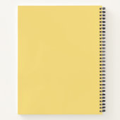 Carnet Couleur Uni Jasmin (Dos)