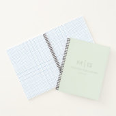 Carnet Couleur Vert Mousse Douce Pâle Lumière Douce Solid (Intérieur)