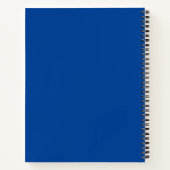 Carnet Couleur vive Vert Bleu Rose Personnaliser (Dos)