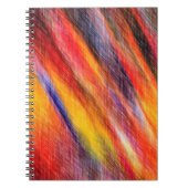 Carnet Couleurs Abstraites coucher de soleil (Devant)