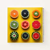 Carnet Couleurs Abstraites de fruits (Dos)