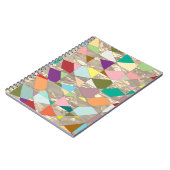 Carnet Couleurs Abstraites or (Côté gauche)