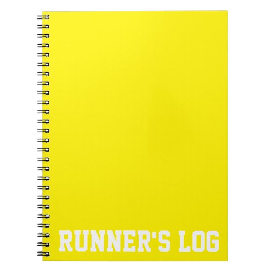 Carnet Couleurs de base du rondin du coureur simple de (Devant)