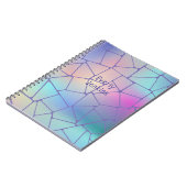 Carnet couleurs de cd holographique (Côté gauche)