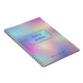 Carnet couleurs de cd holographique (Côté Droit)