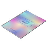 Carnet couleurs de cd holographique (Côté gauche)
