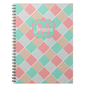 Carnet Couleurs de crème glacée vérifiées Personnalisées