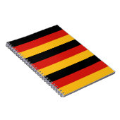 CARNET COULEURS DE DRAPEAU ALLEMANDE (Côté Droit)