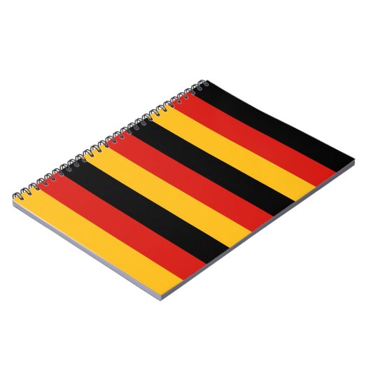 CARNET COULEURS DE DRAPEAU ALLEMANDE (Côté gauche)