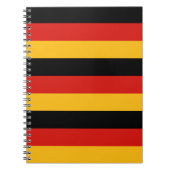 CARNET COULEURS DE DRAPEAU ALLEMANDE (Devant)