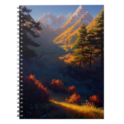 Carnet Couleurs de l'automne Couverture de la Vallée de l (Devant)