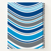 Carnet Couleurs de style rétro Vagues (Dos)