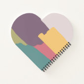 Carnet Couleurs d'été crémeuses et modernes (Dos)