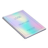 Carnet Couleurs douces holographe arrière - plan 2 (Côté Droit)