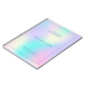 Carnet Couleurs douces holographe arrière - plan 2 (Côté gauche)