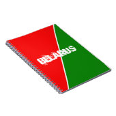 Carnet Couleurs du drapeau national biélorusse (Côté Droit)