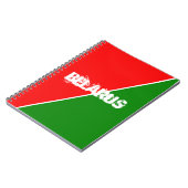 Carnet Couleurs du drapeau national biélorusse (Côté gauche)