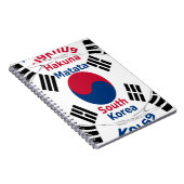 Carnet Couleurs du drapeau national sud-coréen Art Imprim (Côté Droit)