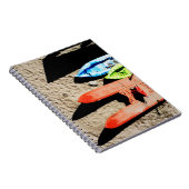 Carnet couleurs et ombres sur la plage (Côté Droit)