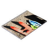 Carnet couleurs et ombres sur la plage (Côté gauche)
