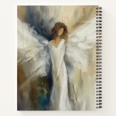 Carnet Couleurs neutres d'angle Abstrait personnalisées (Dos)