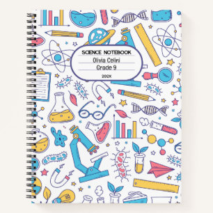 Carnet Couleurs pastel, style illustratif simple