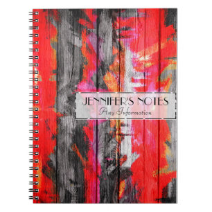 Carnet Couleurs peintes Bois Look #3