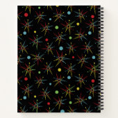 Carnet Couleurs personnalisées de point rétro atomique de (Dos)