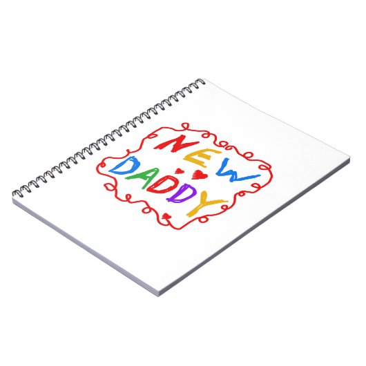 Carnet Couleurs primaires Nouveaux cadeaux papa (Côté gauche)