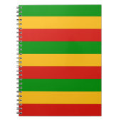 Carnet COULEURS RASTAFARI + vos idées (Devant)