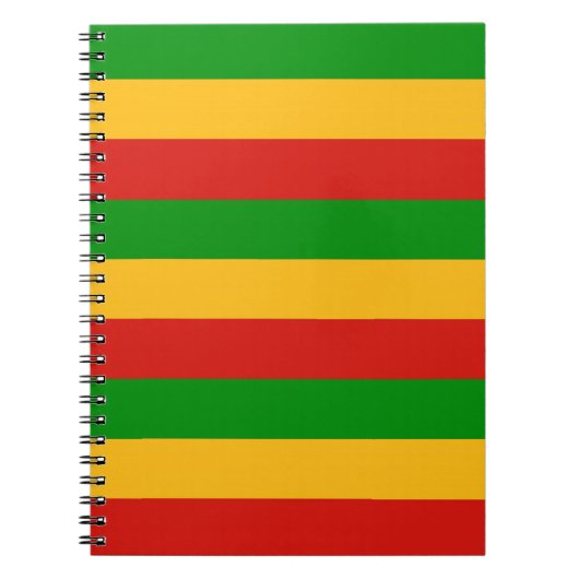 Carnet COULEURS RASTAFARI + vos idées (Devant)