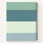 Carnet Couleurs relaxantes Rayures (Dos)