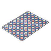 Carnet Couleurs rétro Mi-Siècle Cercles modernes (Côté gauche)