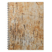 Carnet Couleurs rustiques entrelacées dans une texture mé (Devant)