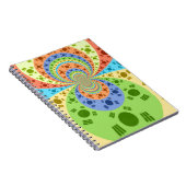 Carnet Couleurs traditionnelles d'Afrique rouge dorée (Côté Droit)