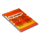 Carnet Couleurs traditionnelles d'Afrique rouge dorée Imp (Côté Droit)