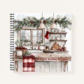 Carnet Country Farmhouse Kitchen Holiday Baking Recipe (Devant)