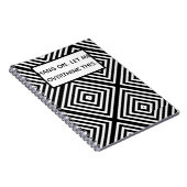 Carnet Coup dessus. Laissez-moi overthink ceci. Citation. (Côté Droit)