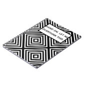 Carnet Coup dessus. Laissez-moi overthink ceci. Citation. (Côté gauche)